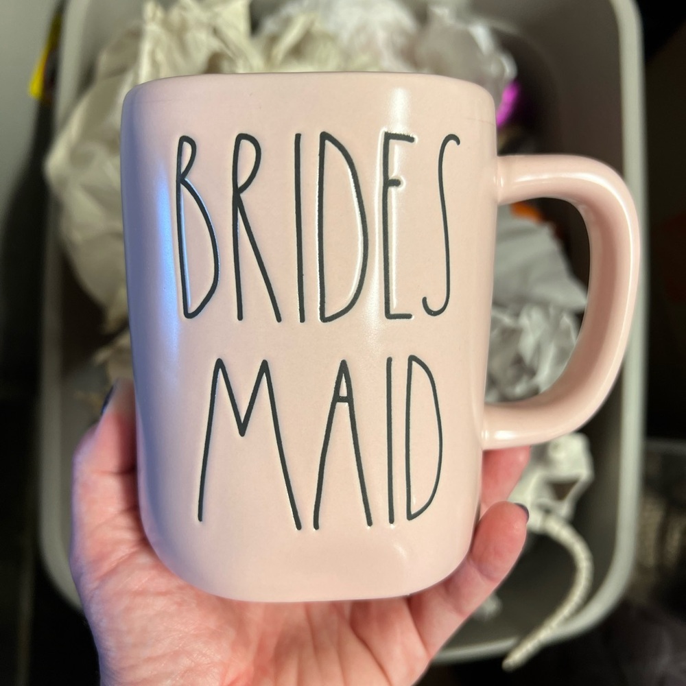 Rae Dunn Bridesmaid Pink Mug